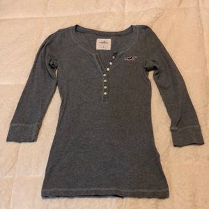 Hollister 3/4 sleeve shirt